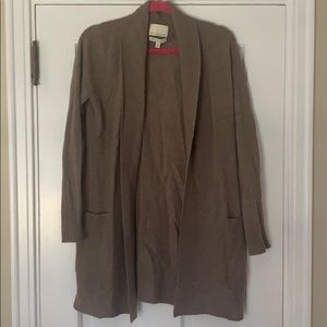 Cynthia Rowley 100% Cashmere Taupe Sweater